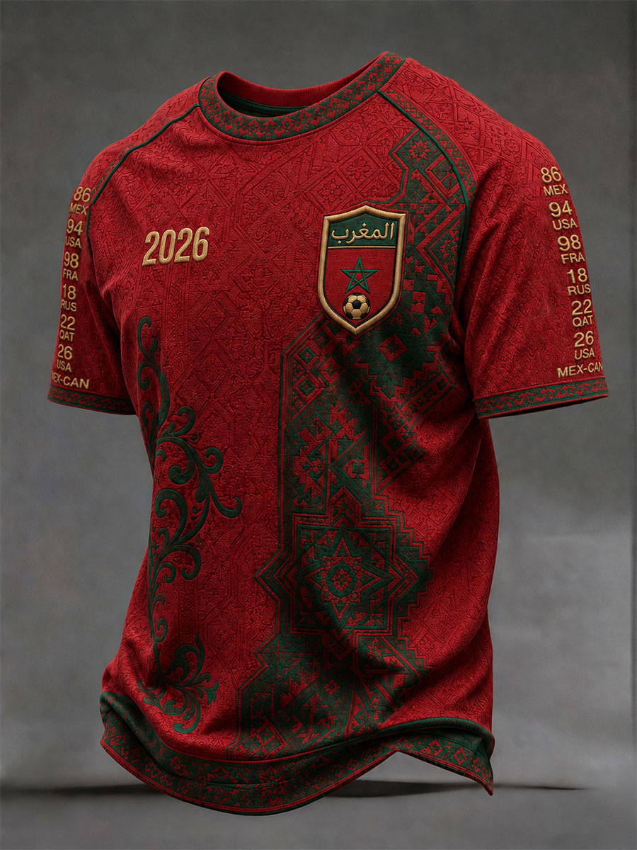 Men's Moroccan Football T-shirts