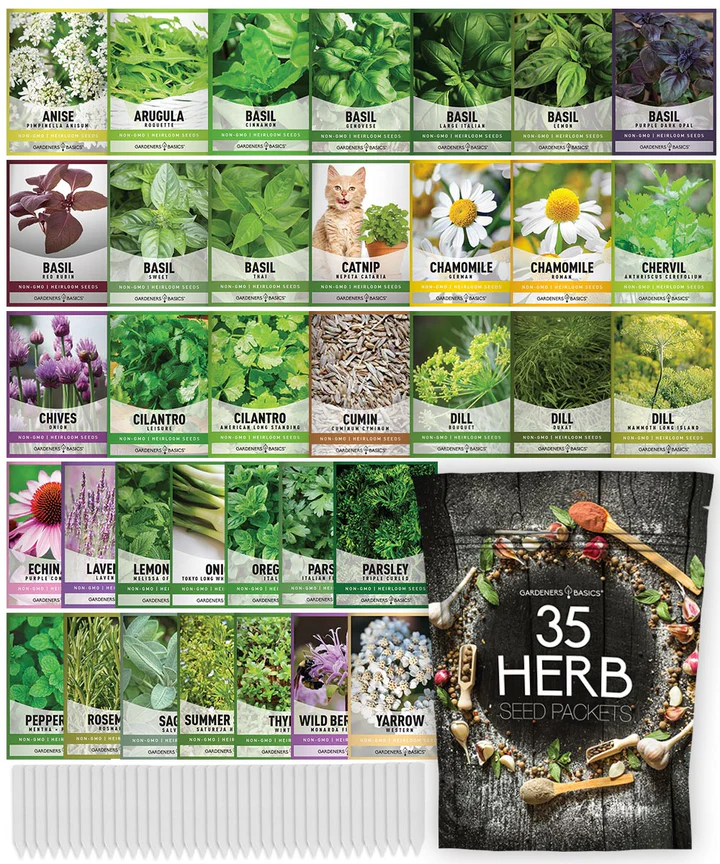 Vegetable Seed Vault Kit | 35 Variety Pack