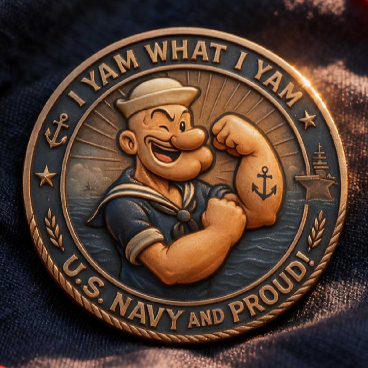 U.S. Navy Commemorative Coin – Anchor of Freedom⚓
