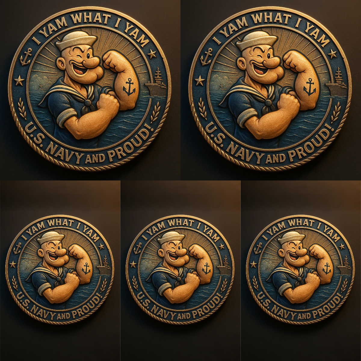 U.S. Navy Commemorative Coin – Anchor of Freedom⚓