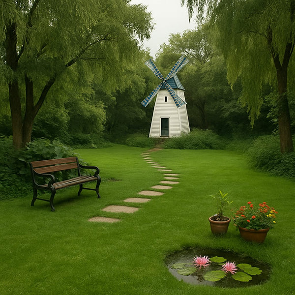 Evergreen dwarf grass seed for four seasons