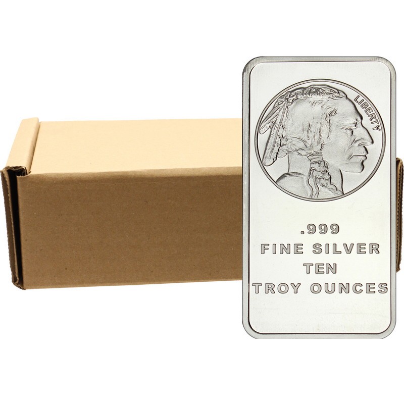 Last Day Flash Sale!🔥Buffalo Silver Bar | Silvertowne Mint 999 Silver Bar