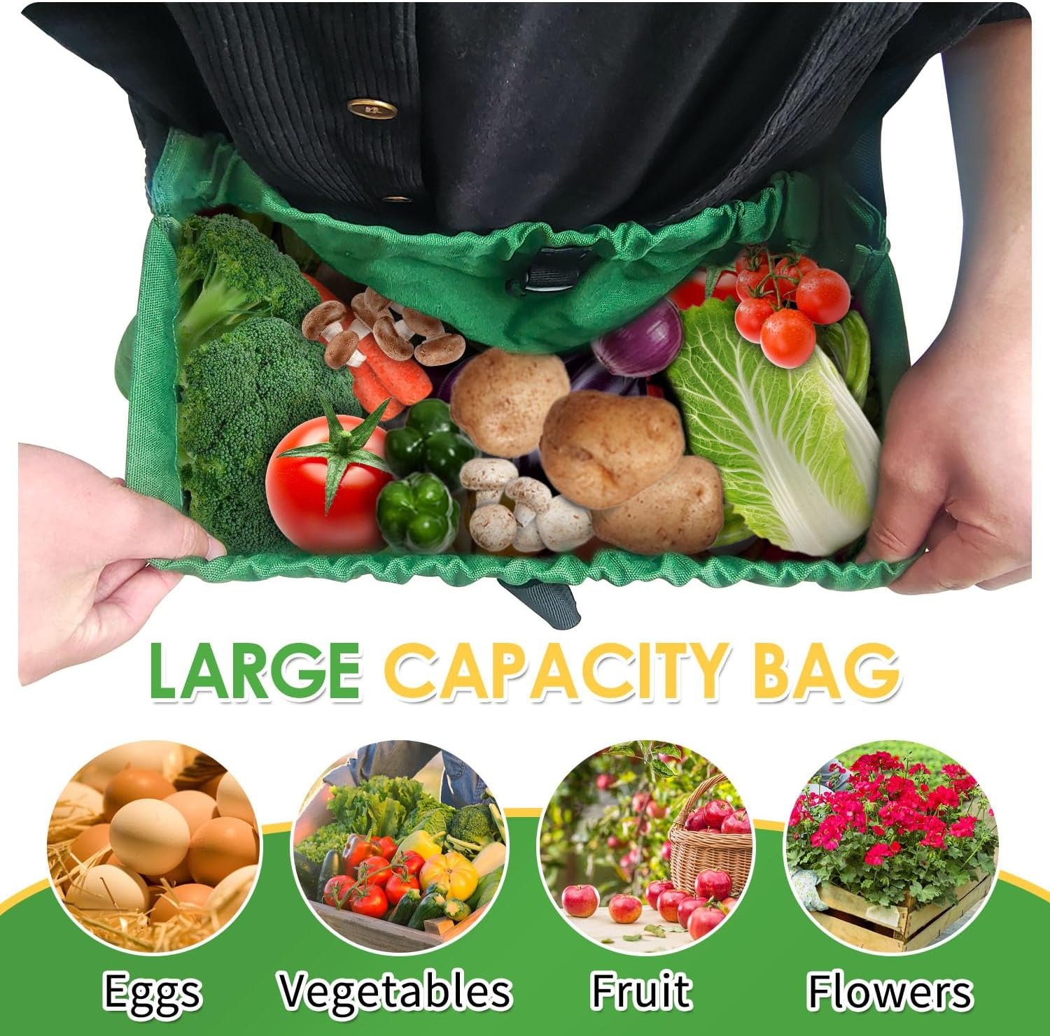 Gardening Apron Harvest Apron with Pockets