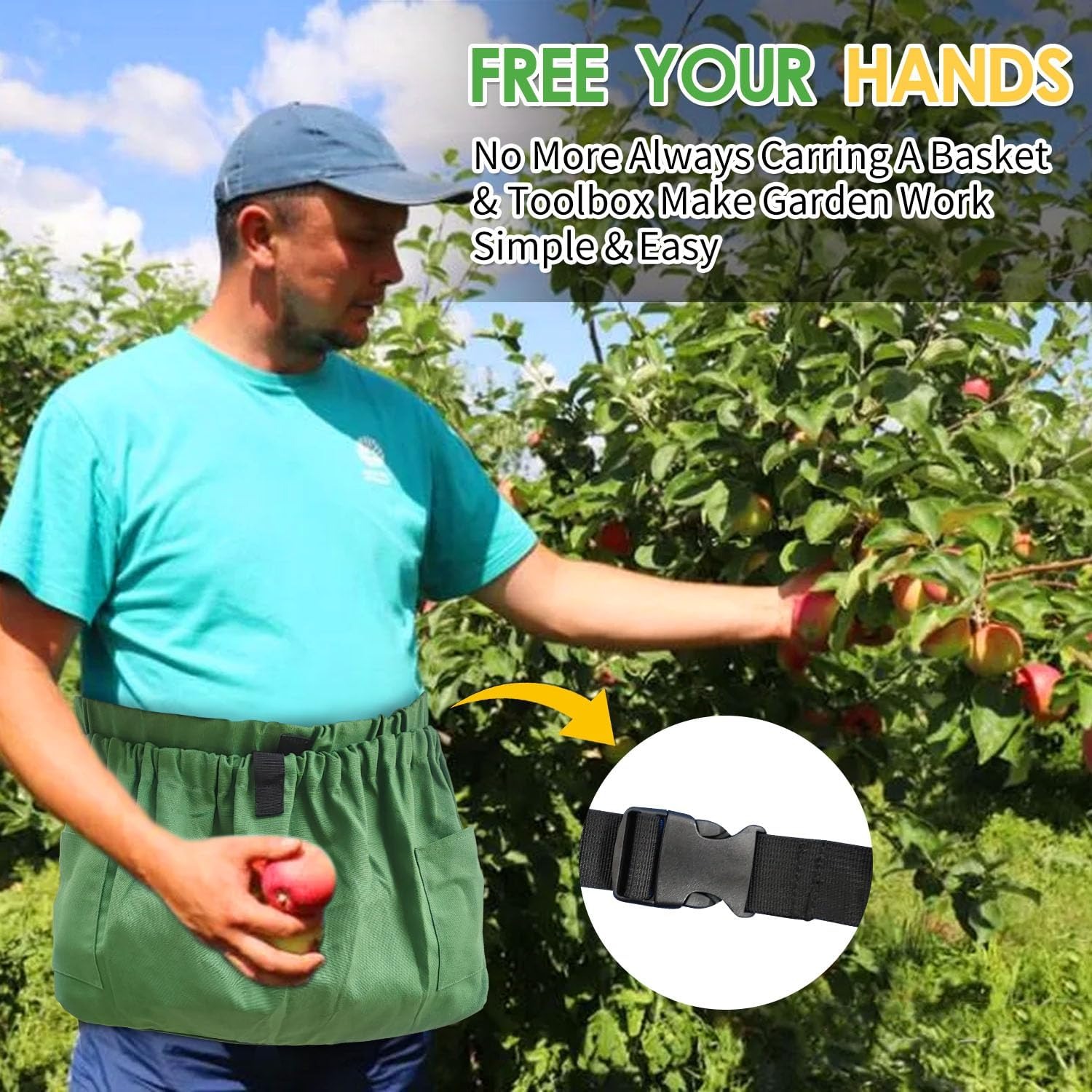 Gardening Apron Harvest Apron with Pockets
