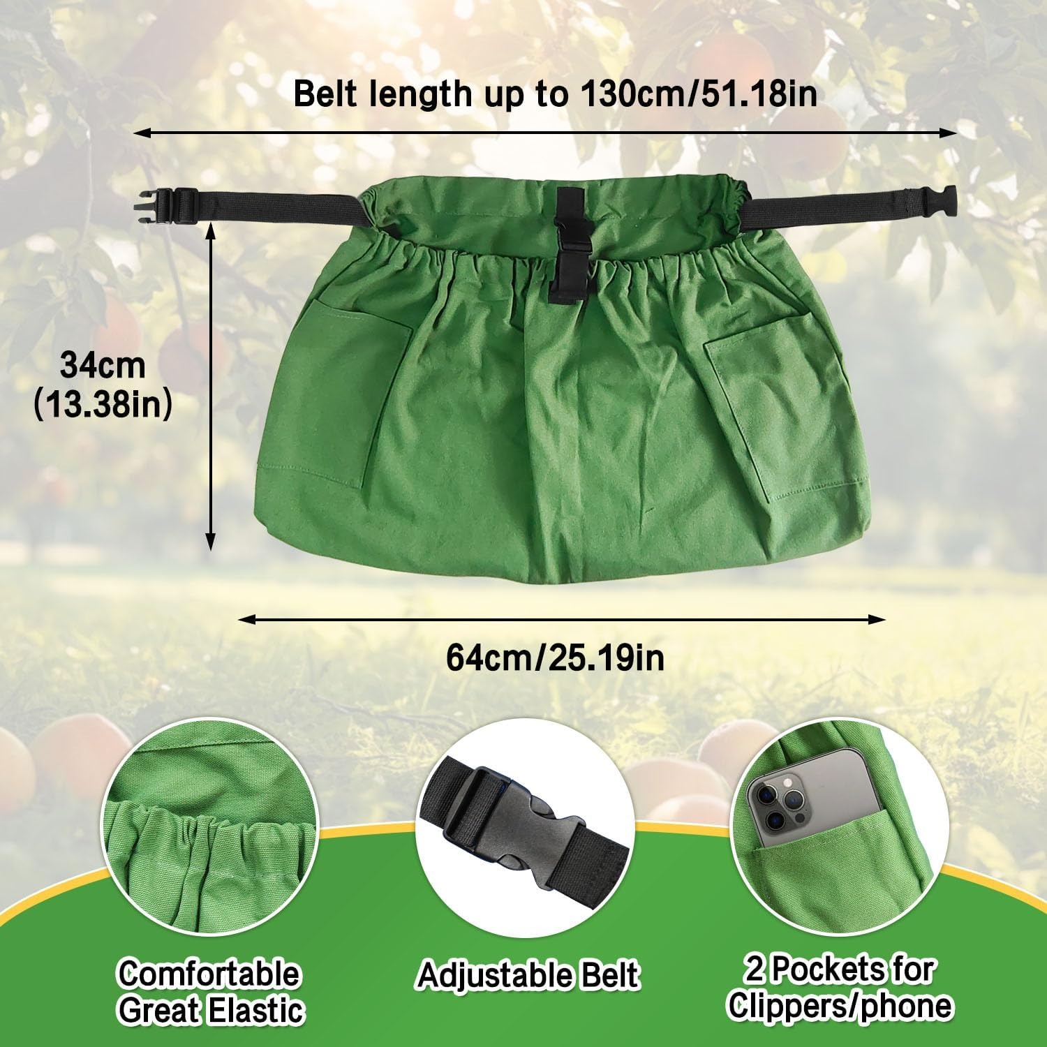 Gardening Apron Harvest Apron with Pockets