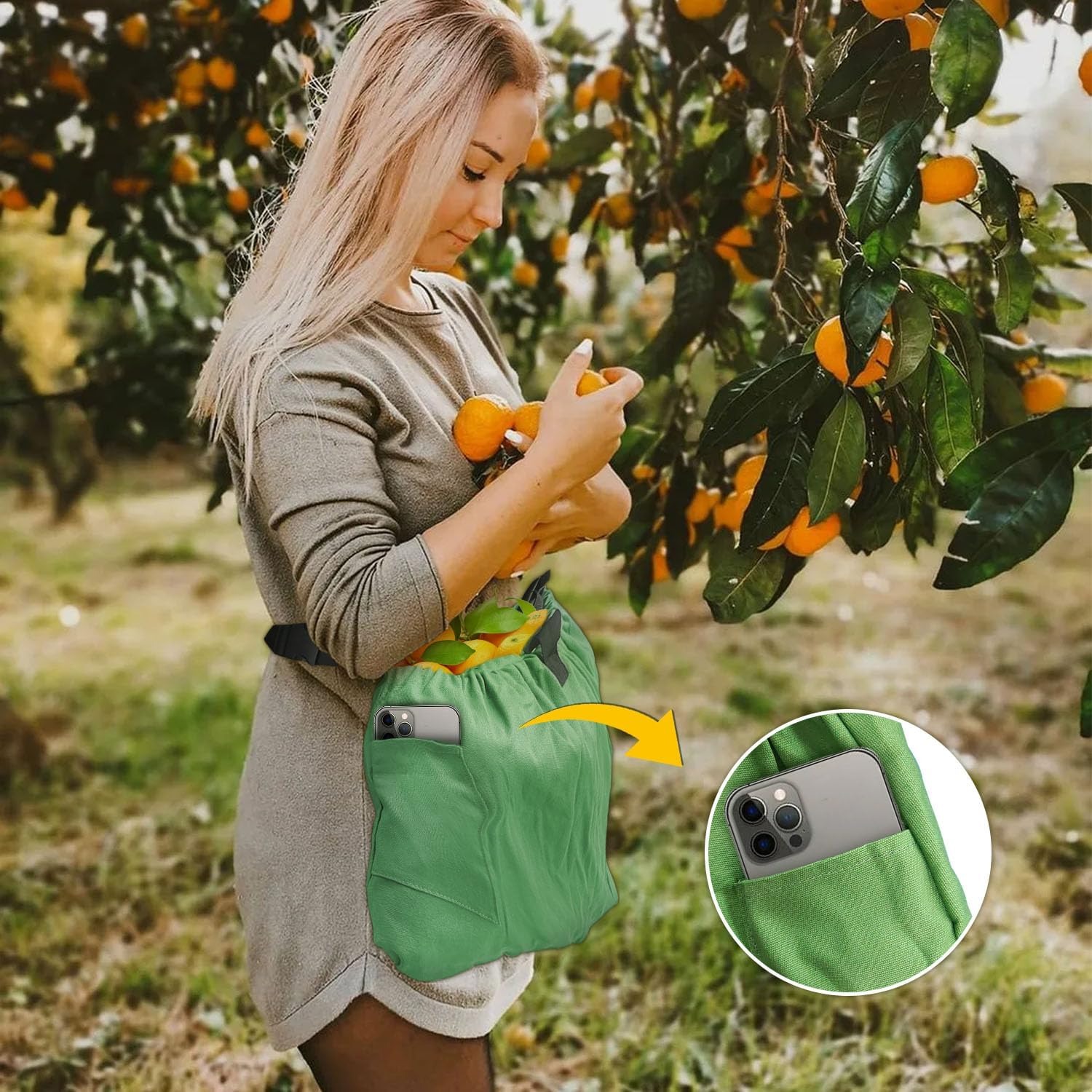 Gardening Apron Harvest Apron with Pockets