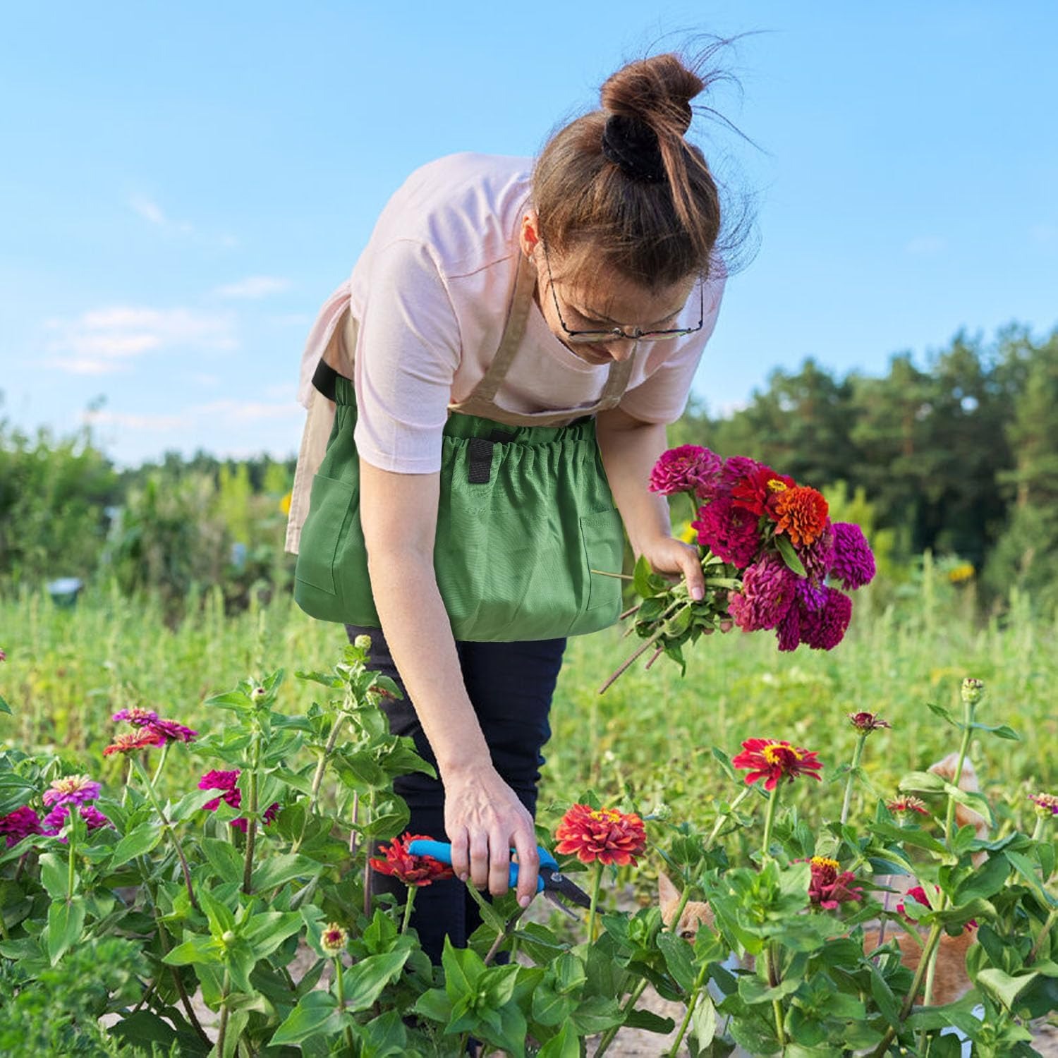 Gardening Apron Harvest Apron with Pockets