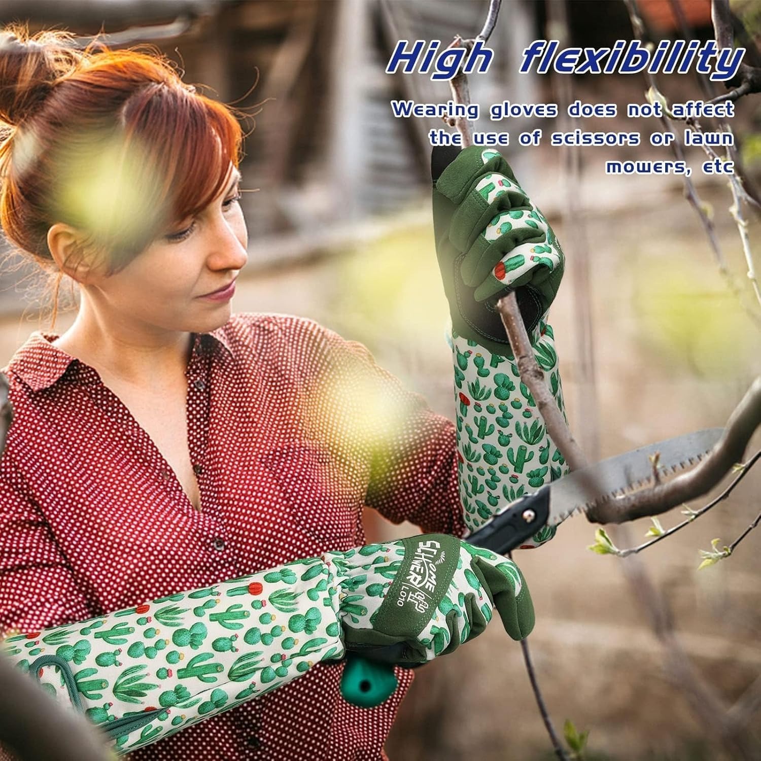 Rose Pruning Gloves with Forearm Protection