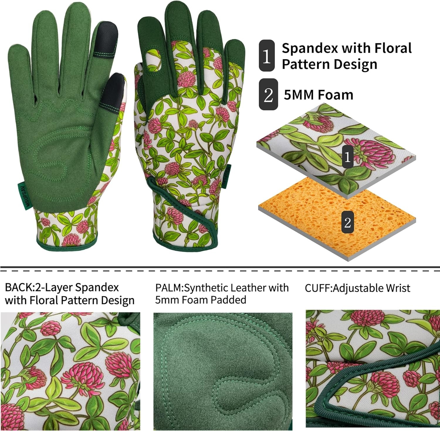 Thorn Proof&Puncture Resistant Gardening Gloves with Grip