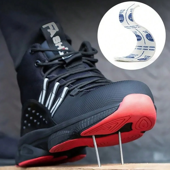 Steel Toe Boots for Men Winter Work Boots Lightweight Comfortable Safety Shoes Indestructible Steel Toe Sneakers Hiking