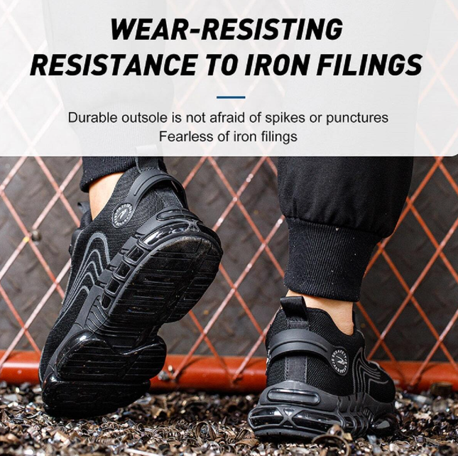 Men's Safety Shoes Hiking Boots Work Trainers Steel Toe Cap Lightweight Work Shoes