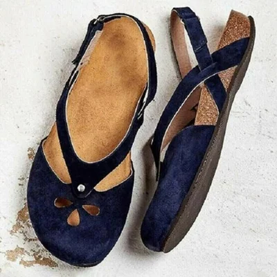 Women Orthopedic Hollow Out Flat Sandals
