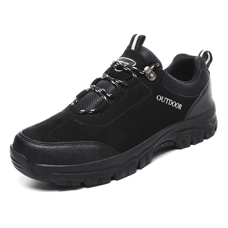 Men's Lightweight Non-Slip Suede Leather Outdoor Shoes,Comfy Orthopedic Walking Shoes - 4004