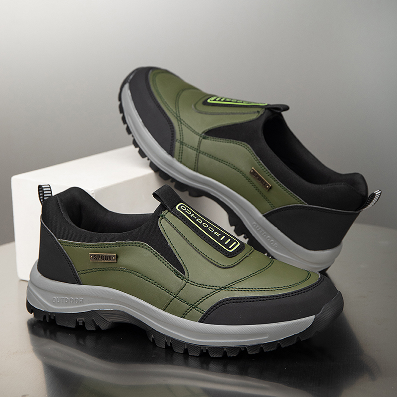 2025 Men's Lightweight Extra Wide Width Orthopedic Hands-Free Foot Pain Relief Slip-on Shoes