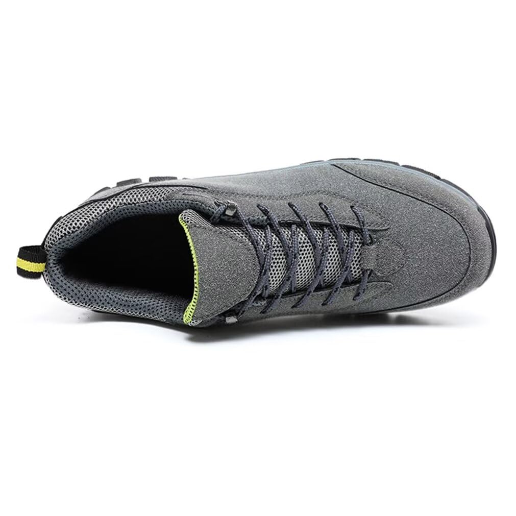 Men's Lightweight Non-Slip Suede Leather Outdoor Shoes,Comfy Orthopedic Walking Shoes - 4004