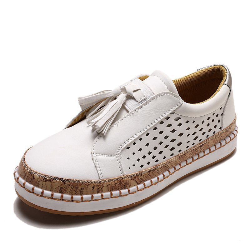 New Women's Autumn Low Heel Round Toe Breathable Sneakers