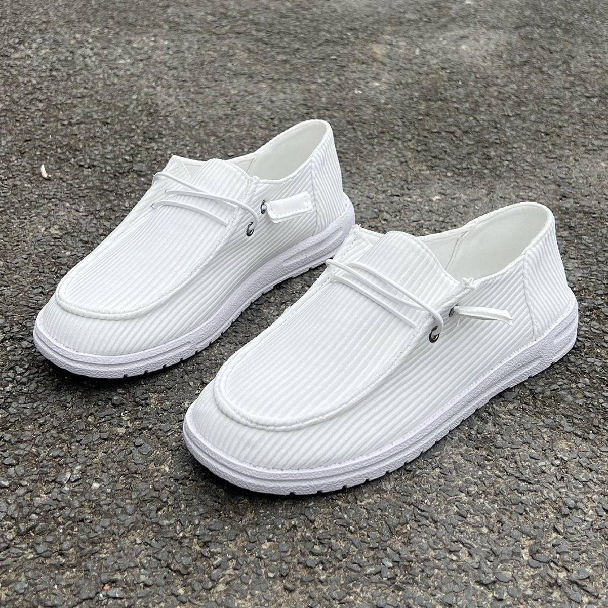 Women Casual Shoes Outdoor Flat Slip-On Skateboarding Shoes Canvas Shoes