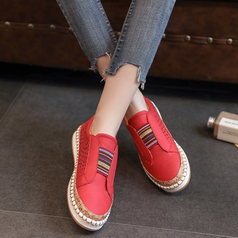 Women's Breathable Hollow Loafers Walking Casual Flats