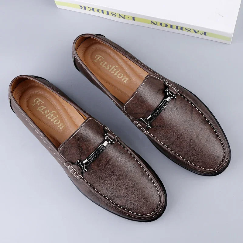 The Milo Leather Moccasins