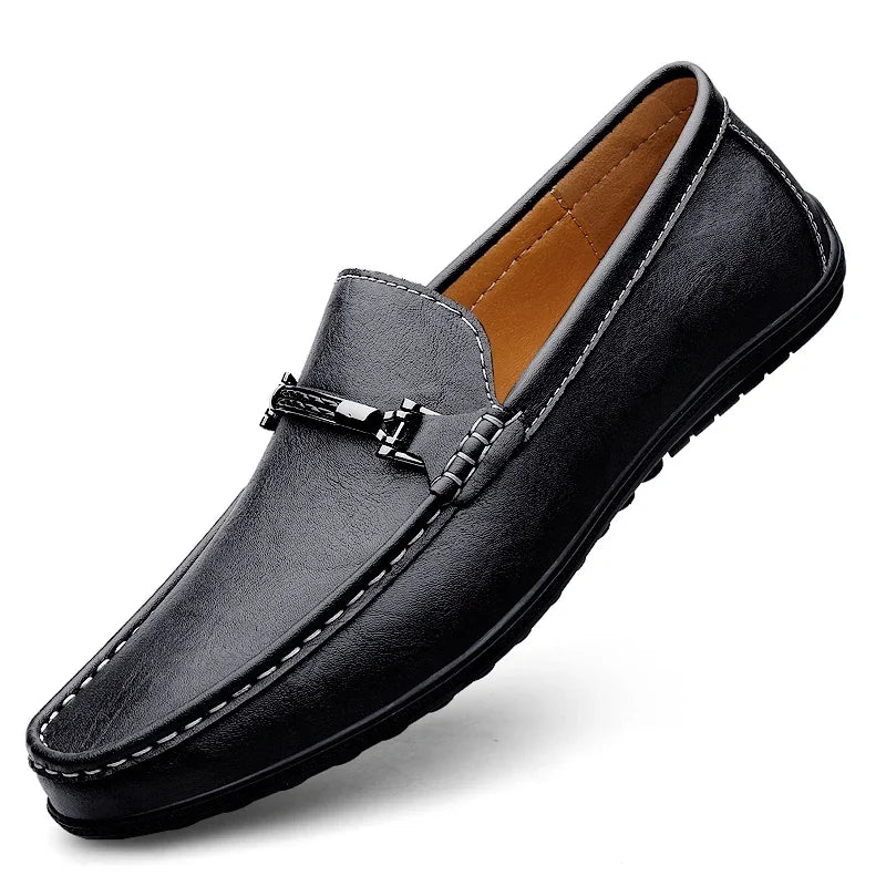 The Milo Leather Moccasins