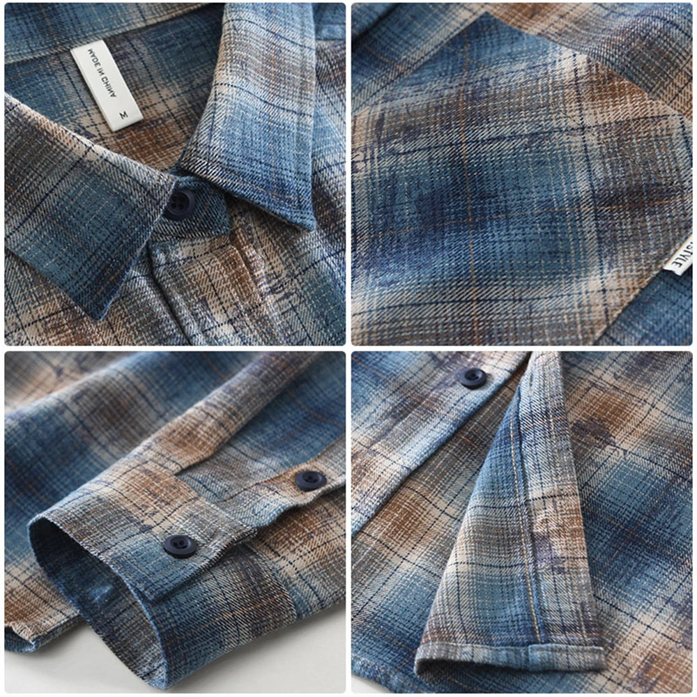 The Catenize Button-Up Flannel Shirt