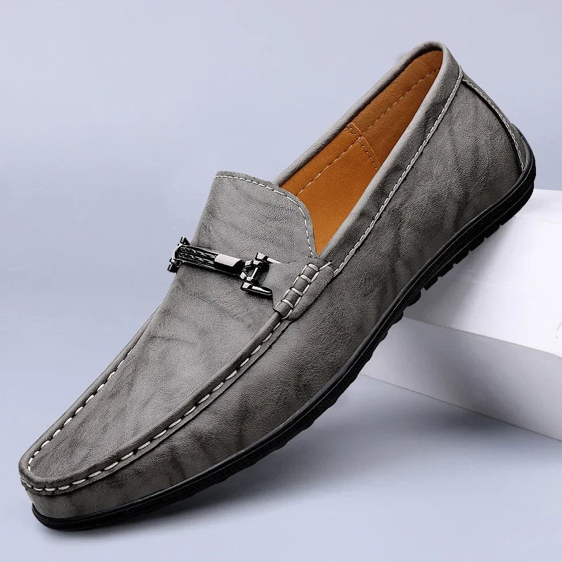 The Milo Leather Moccasins