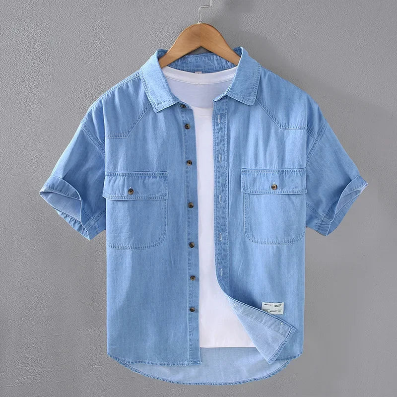 Fabootd Men's Denim Shirt