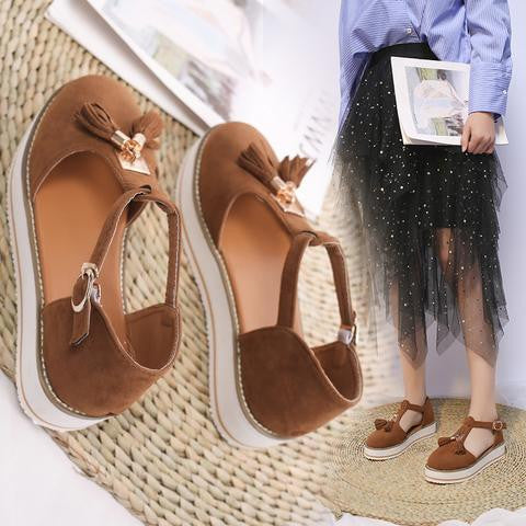 Women's Orthopedic Casual Platform Flat Comfort Shoes