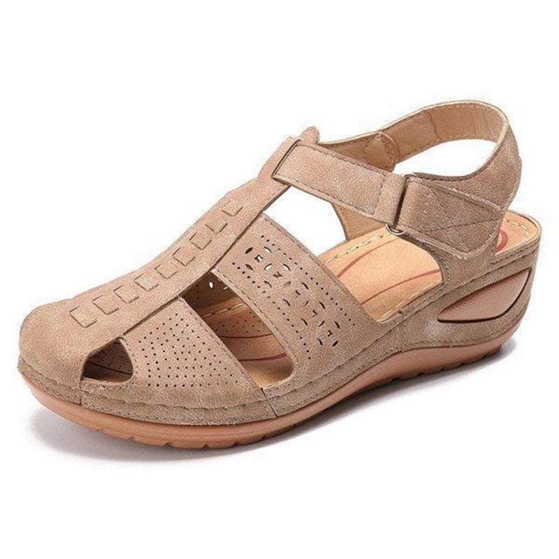 Women's Round Toe Wedge Orthopedic Sandals