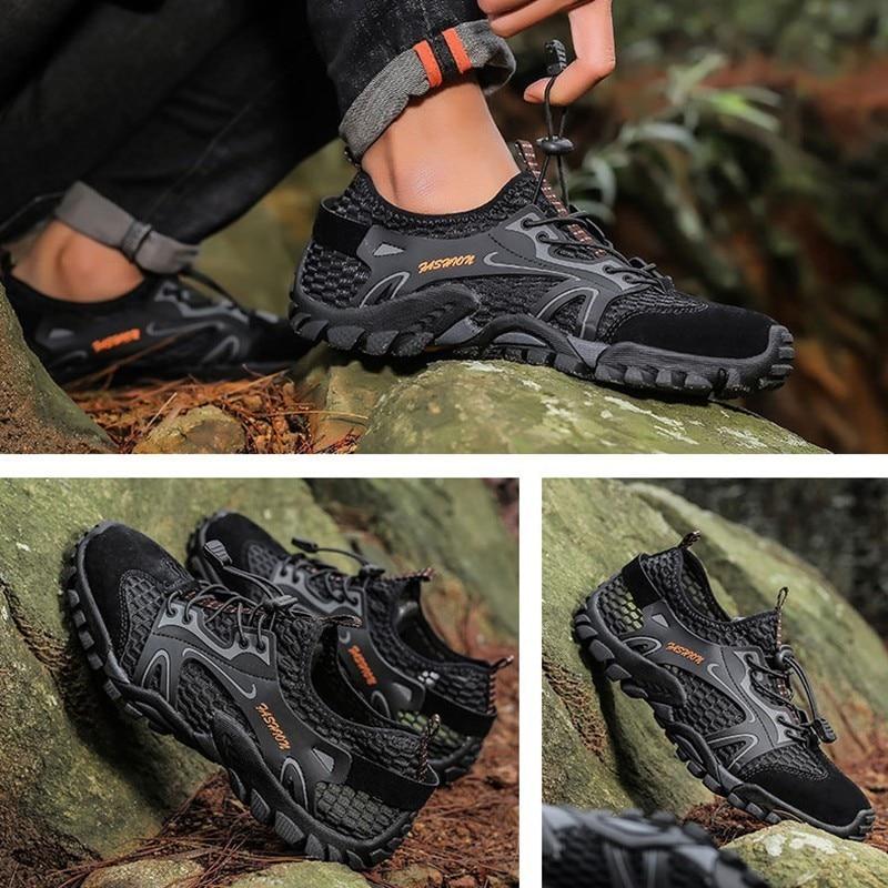 Mens Barefoot Shoes Water Sneakers Non Slip Hiking Climbing Aqua Shoes Beach Barefoot Upstream Shoes Seaside Shoes