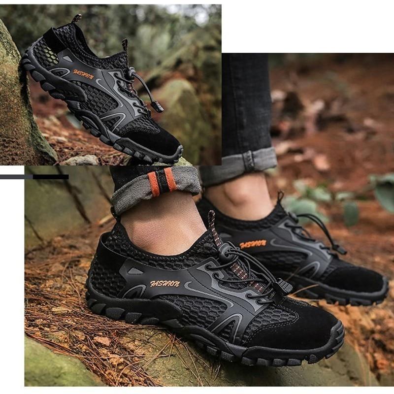 Mens Barefoot Shoes Water Sneakers Non Slip Hiking Climbing Aqua Shoes Beach Barefoot Upstream Shoes Seaside Shoes