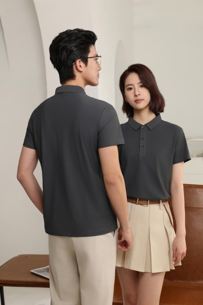 Ice silk pique shirt