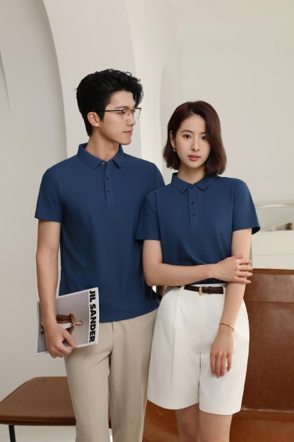 Ice silk pique shirt