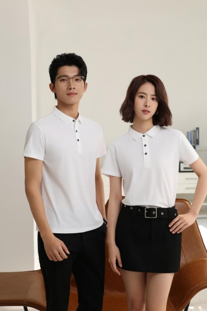 Ice silk pique shirt