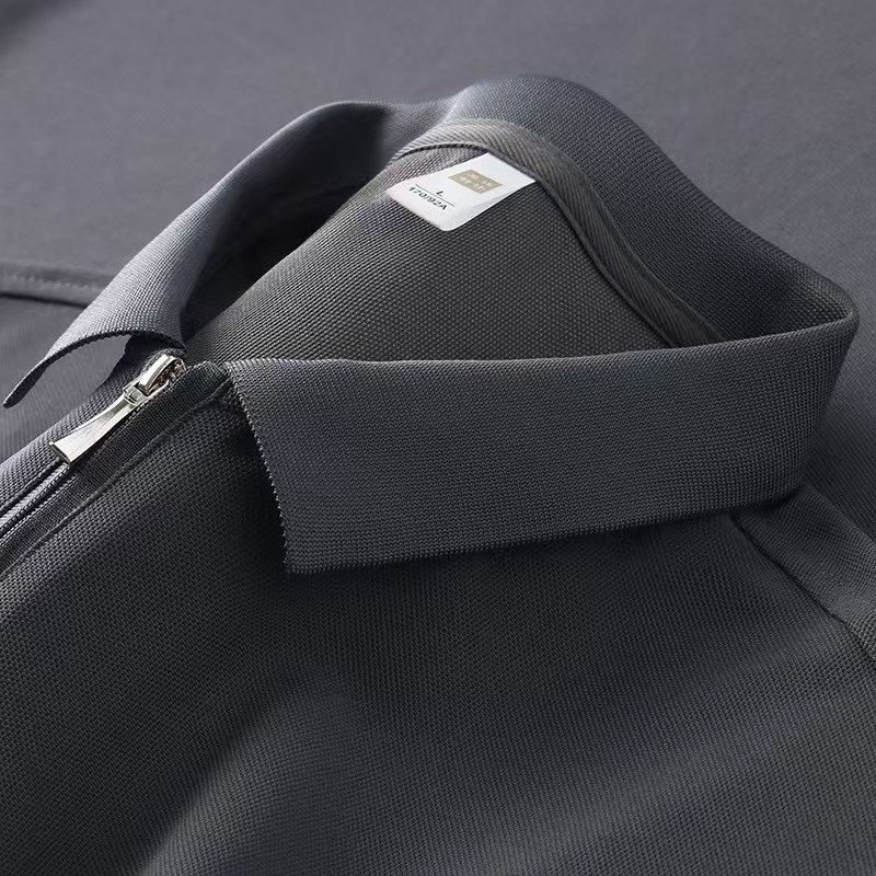Zipper Polo Shirt