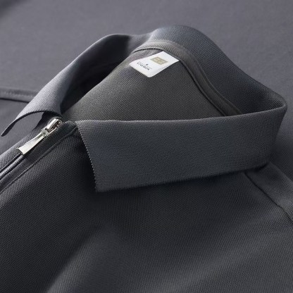 Zipper Polo Shirt