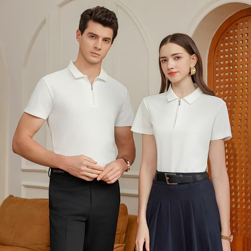 Zipper Polo Shirt
