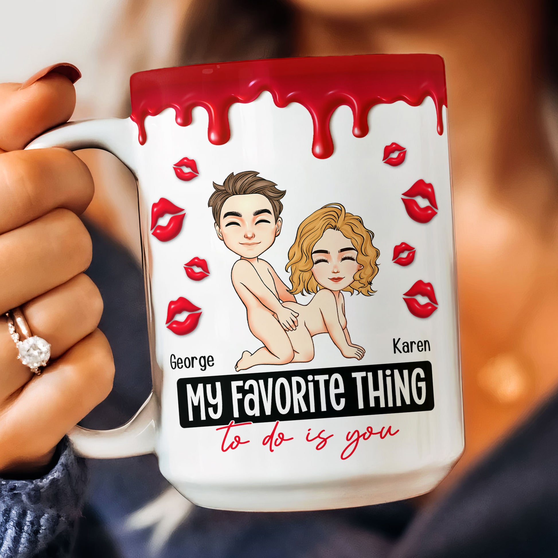 New Style Romantic Personalized Mug – My Favorite Thing To Do Is You