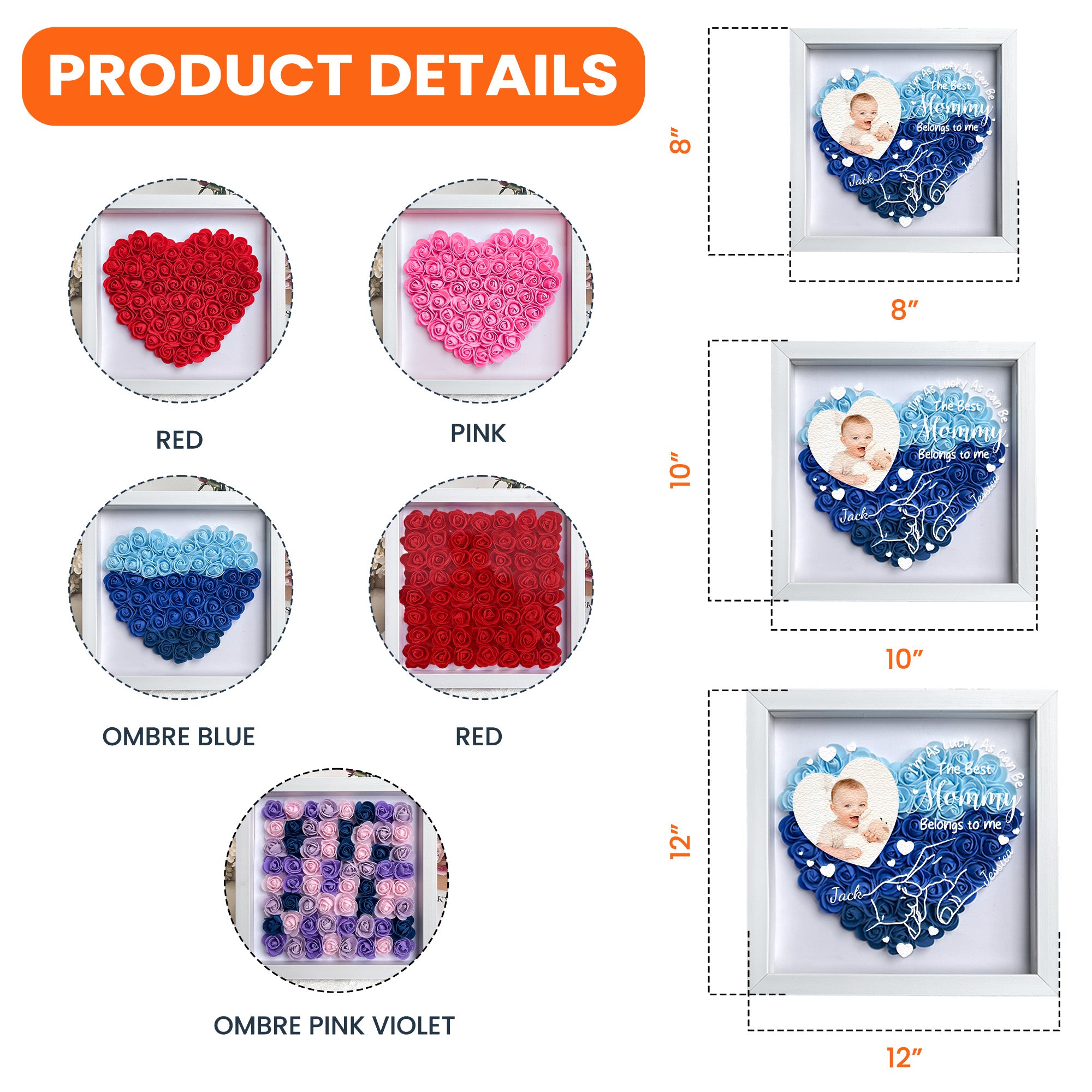 Luckiest Kid In The World: Mommy & Me Personalized LED Shadow Box