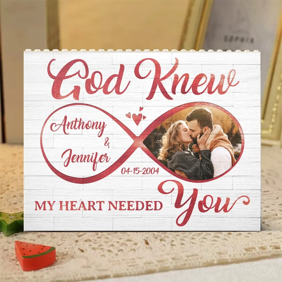"My Heart Needed You" （Personalized Couple Keepsake – Heartfelt Anniversary Gift for Husband & Wife）