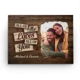 "Two Hearts, One Soul" Personalized Couple Keepsake - Anniversary Gift for Husband & Wife