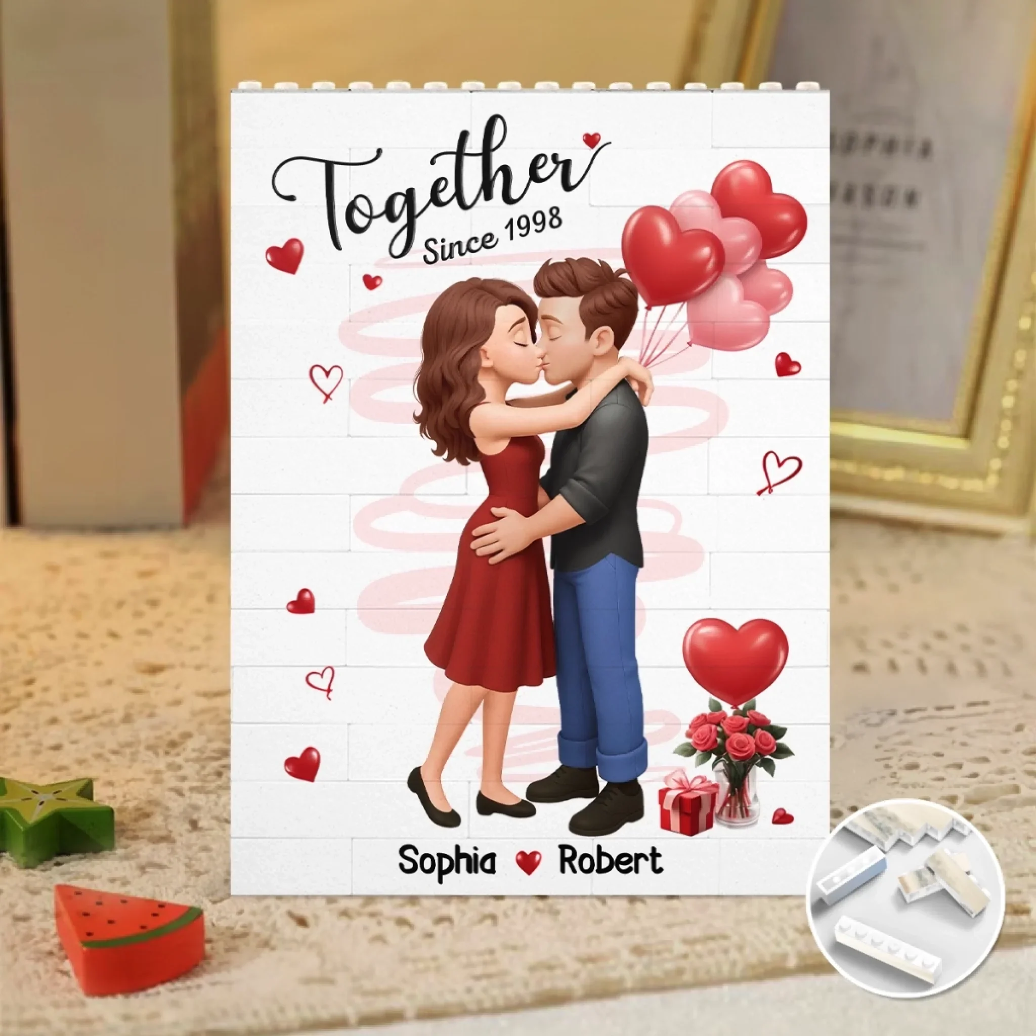 "Together We Build Forever" – Personalized Anniversary & Wedding Gift for Husband & Wife, Him & Her