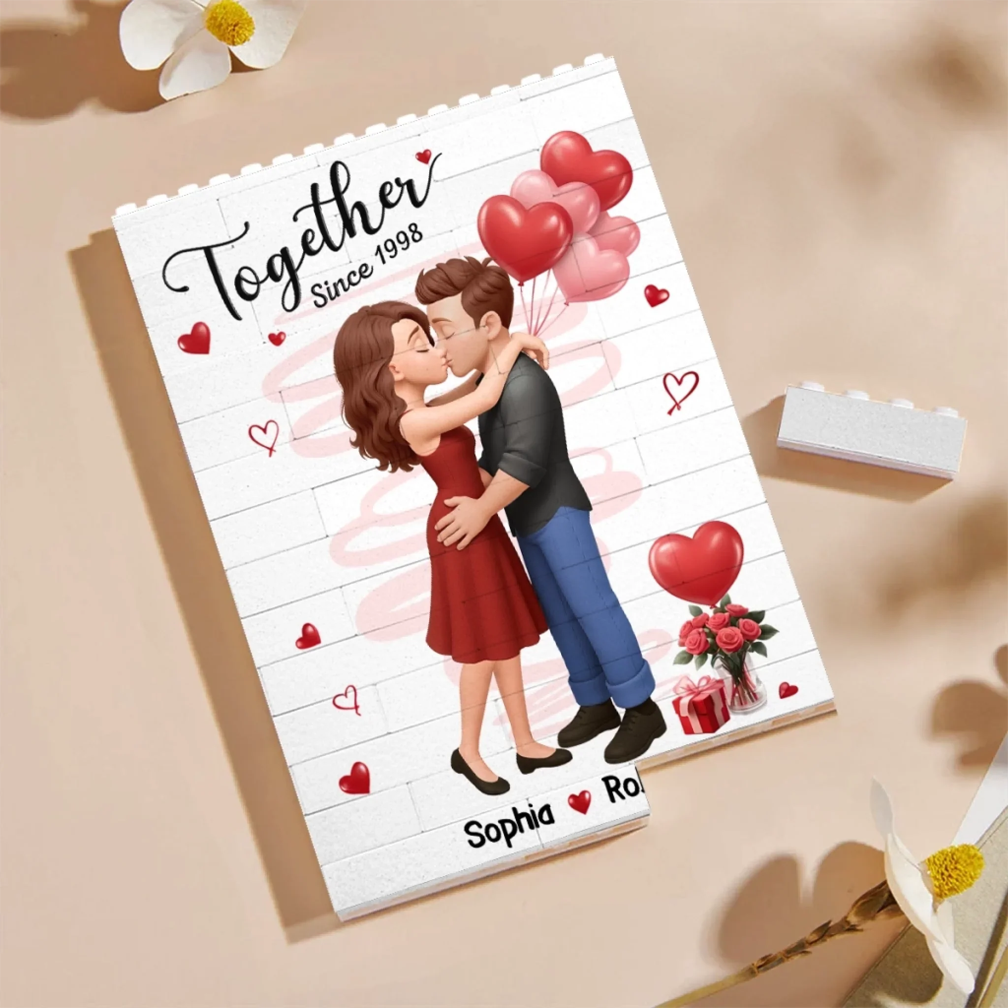 "Together We Build Forever" – Personalized Anniversary & Wedding Gift for Husband & Wife, Him & Her