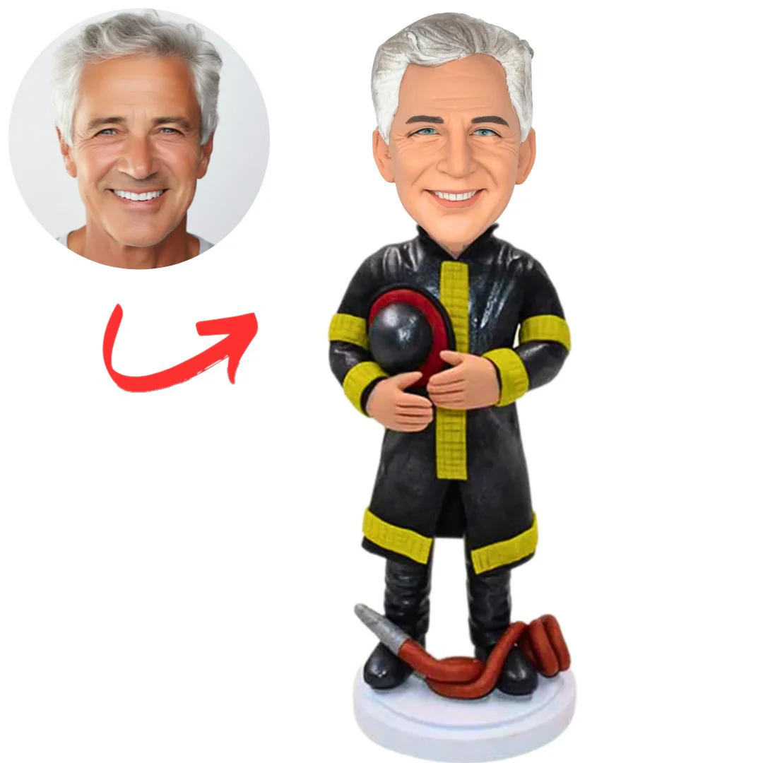 Fire Alarm Firefighter Custom Fireman Bobbleheads
