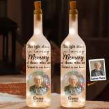 Shine in Memory – Personalized LED Bottle Lamp with Your Loved One’s Photo
