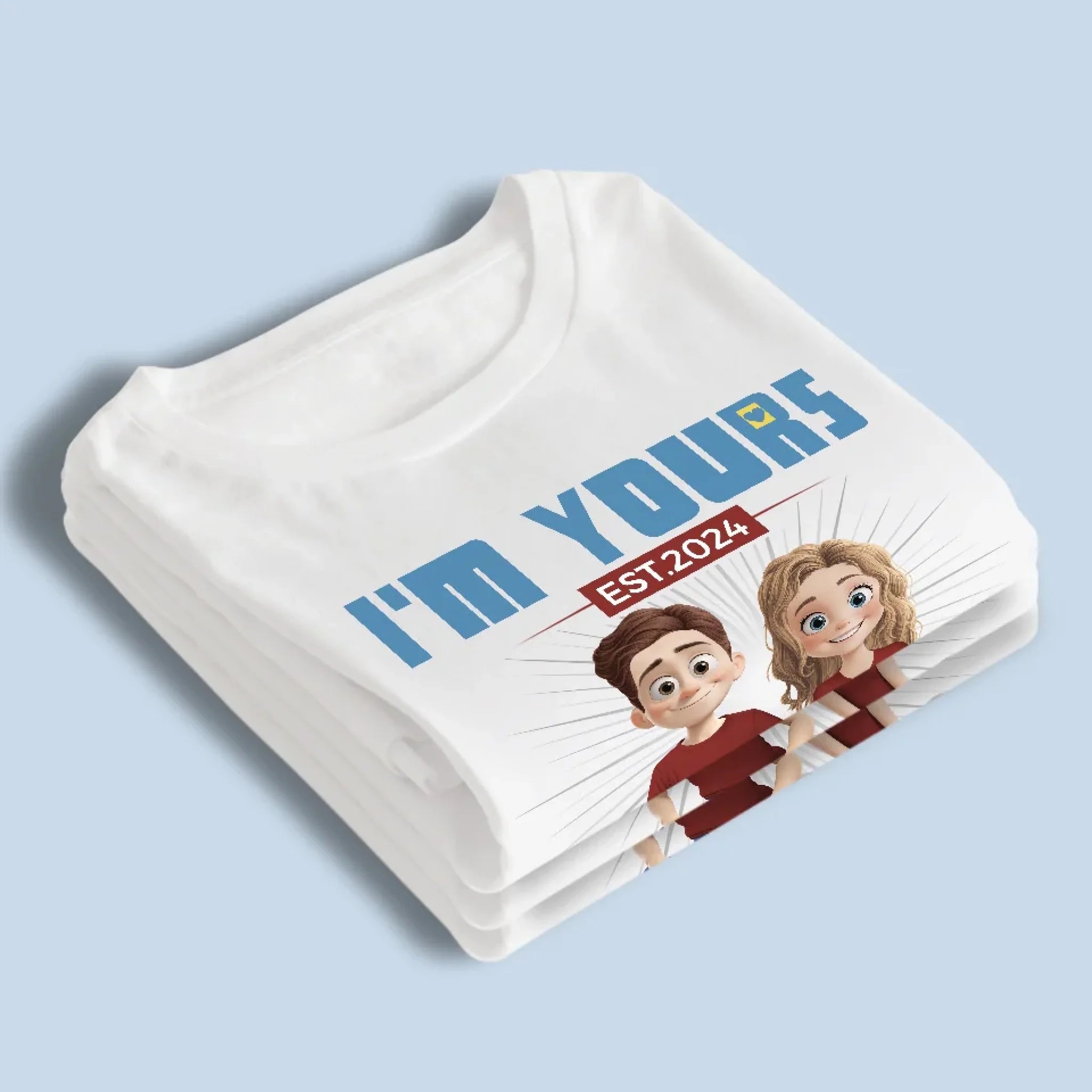 Custom Couple Apparel – Personalized Unisex T-Shirt or Hoodie, “Happily Ever After” Design, Anniversary Gift for Couples