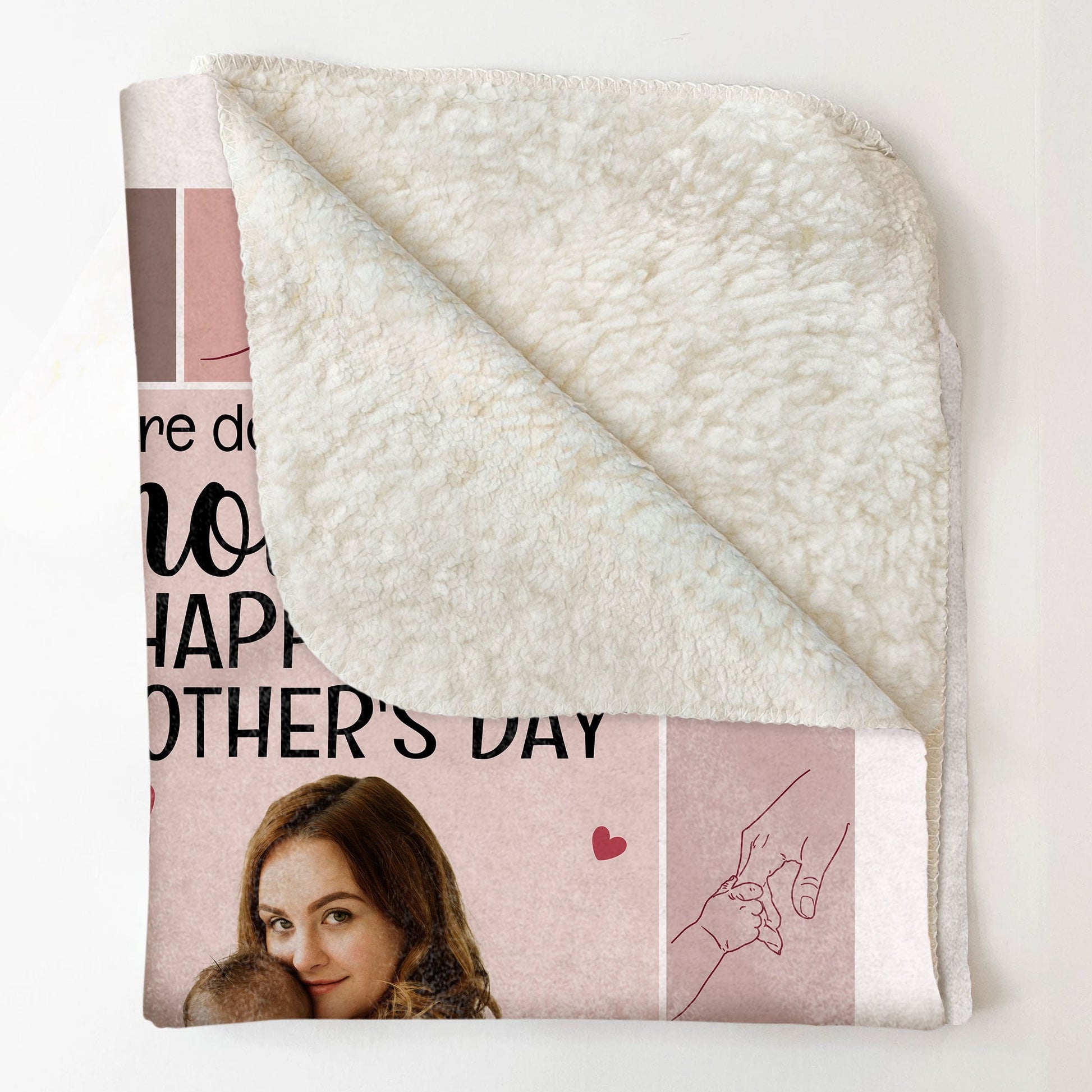 First Mother’s Day Celebration – Personalized Picture Blanket