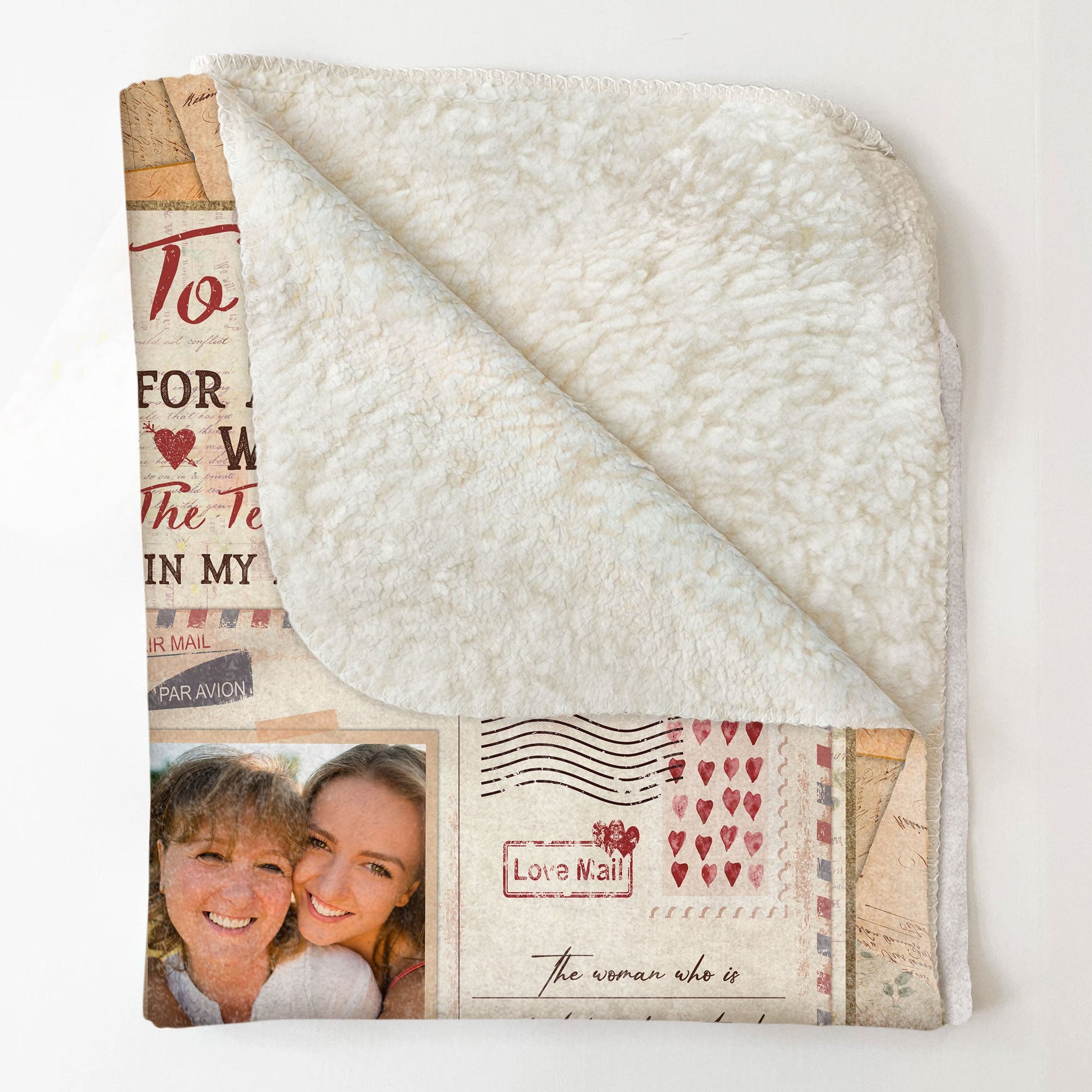 All My Love For Mom - Personalized Photo Blanket