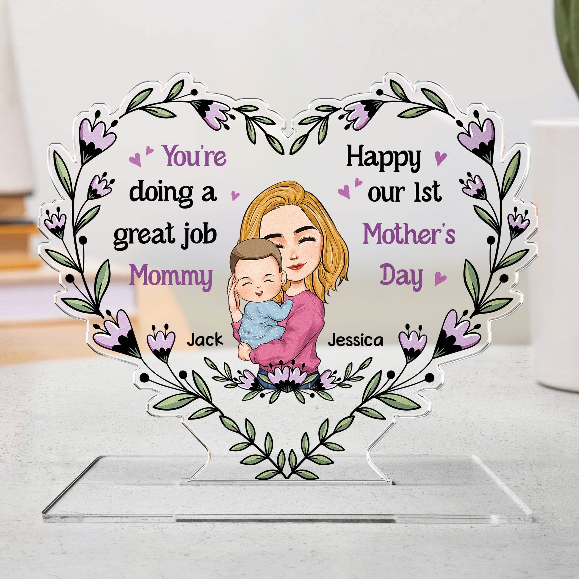 Mommy, You’re Doing Such A Great Job - Personalized Acrylic Plaque