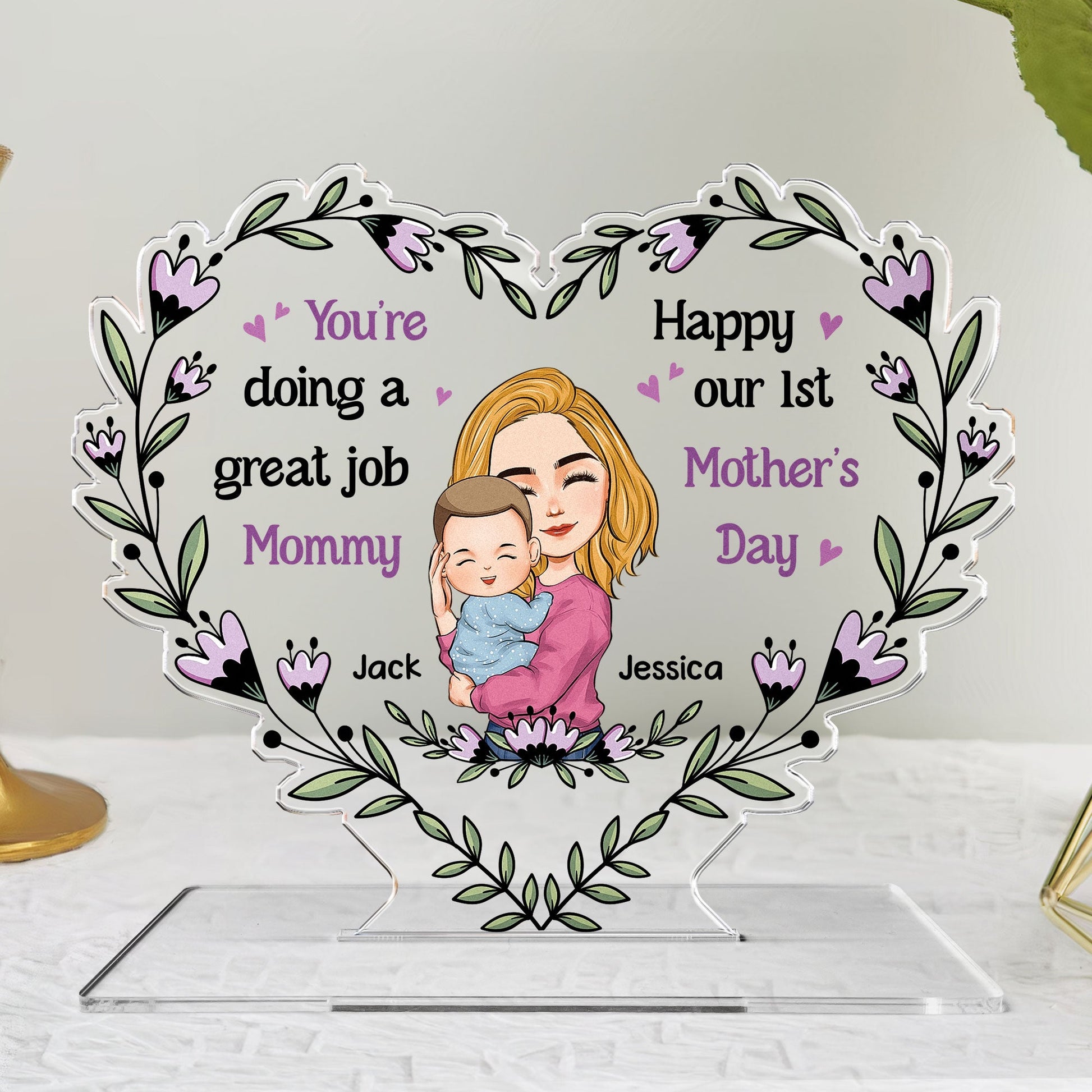 Mommy, You’re Doing Such A Great Job - Personalized Acrylic Plaque